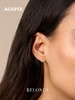 北京仓｜Agapee-ADA-金色 不规则 钻石 耳钉［法国设计师］ 商品缩略图0