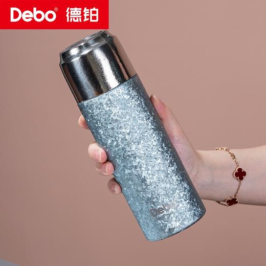 Debo德铂-格米特纯钛保温杯420ml 纯钛养生饮水高格调 抑菌保鲜 商品图2