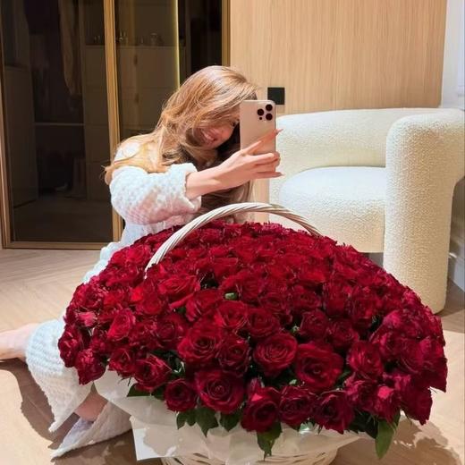 特大号花篮 手工编织柳编花篮 商品图2