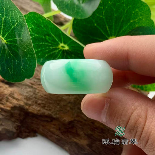 派瑞翡翠 翡翠戒指 糯种 飘花 商品图1