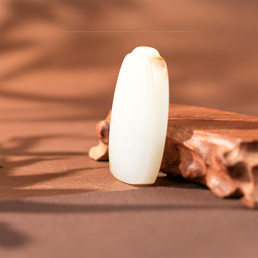 【上谦】糖羊脂玉平安无事牌 商品图2