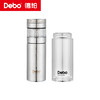 Debo德铂-罗顿纯钛泡茶杯300ml 内外纯钛 真空保温留住醇香原味（配玻璃杯身） 商品缩略图10