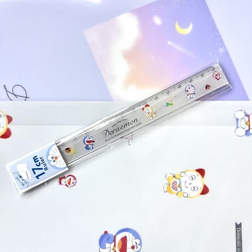 日本正版 哆啦A梦 史努比 小熊维尼直尺 商品图0