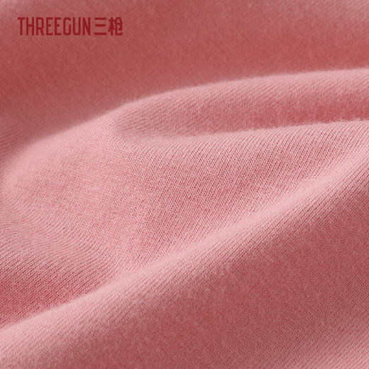 Threegun三枪 彩条冰泉棉圆领短袖短裤女家居套-T80158D02 商品图1