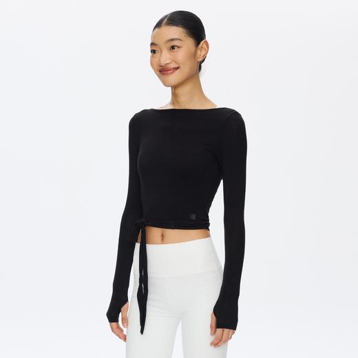 Oneup天丝羊毛绑带运动两穿长袖 商品图3