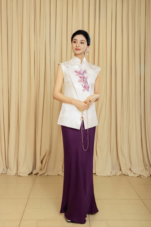 廷前观棠 | 涉江吟铜氨丝半裙 商品图2