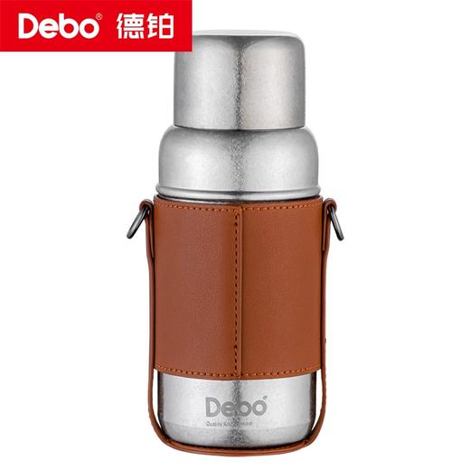 Debo德铂-潘多拉钛保温杯450ml 内外纯钛长效保温保冷（配杯套、背带） 商品图7