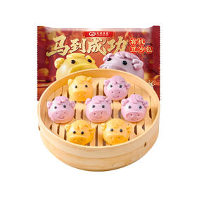 马到成功有机豆沙包  216g/袋 （6只） 全国配送（偏远地区除外）