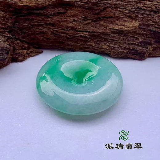 派瑞翡翠 翡翠平安扣 糯种 飘花 商品图2