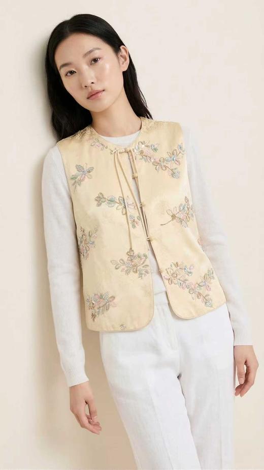 女装26春夏新品新中式盘扣马甲2274-HX2606 商品图1