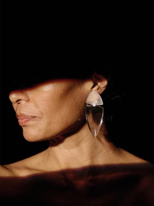 订购8周到｜MONIES-Fira-亚克力 珠宝级合金镀银 耳夹（无需耳洞）［丹麦设计师］ 商品图0