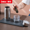 Debo德铂-罗顿纯钛泡茶杯300ml 内外纯钛 真空保温留住醇香原味（配玻璃杯身） 商品缩略图7