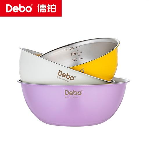 Debo德铂-威比奇套装盆 加深不锈钢3件套 满足厨房不同需求 商品图8