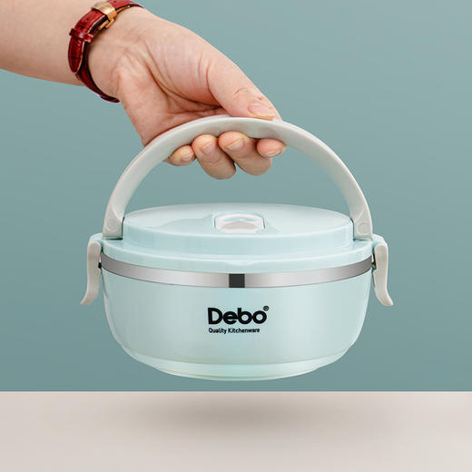 【限时秒杀】Debo德铂-麦格沃尔0.7L饭盒 艾莱尔1.4L饭盒 便携保温304不锈钢卫生安全高效隔热（不参与优惠券） 商品图8