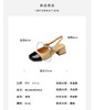 westory女鞋2023夏季新款圆头低跟方跟系带后空鞋56431 商品缩略图6