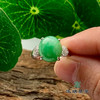 派瑞翡翠 18k金翡翠戒指 糯种 绿色 商品缩略图1