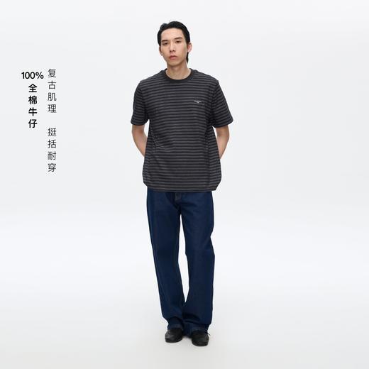 Oneup直筒复古蓝牛仔裤 商品图2