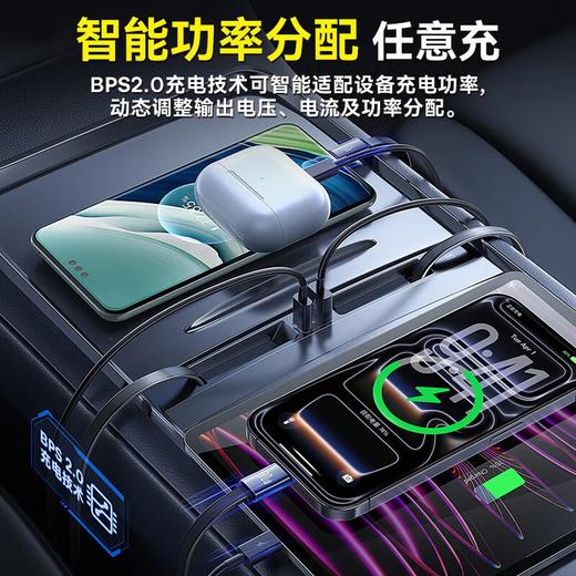 倍思特斯拉新能源【Model Y/3】拓展坞中控拓展器 氮化镓超级快充 自带双线C+C版 BS-TS012 商品图1