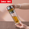Debo德铂-罗顿纯钛泡茶杯300ml 内外纯钛 真空保温留住醇香原味（配玻璃杯身） 商品缩略图6