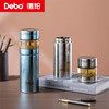 Debo德铂-罗顿纯钛泡茶杯300ml 内外纯钛 真空保温留住醇香原味（配玻璃杯身） 商品缩略图1
