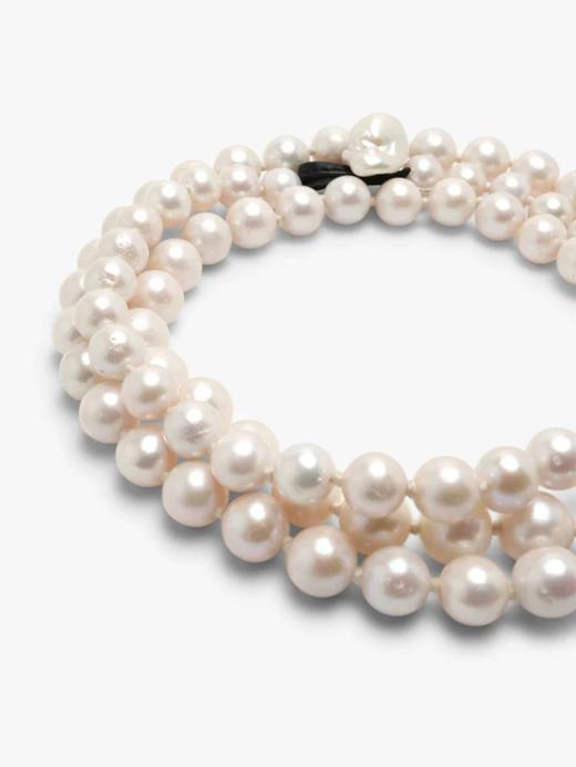 订购8周到｜MONIES-Mint-Astree 巴洛克珍珠 淡水珍珠 皮革 项链［丹麦设计师］ 商品图4