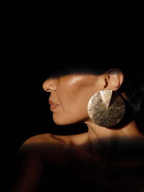 订购8周到｜MONIES-Nomi-相思木 金箔 珠宝级合金镀银 耳夹（无需耳洞）［丹麦设计师］