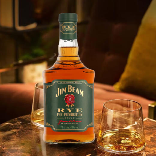 金宾JIM BEAM 40度黑麦波本威士忌 700ml/瓶 商品图1