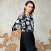 EITIE爱特爱气质直筒显瘦百搭通勤印花上衣夏季新款8213914 商品缩略图3