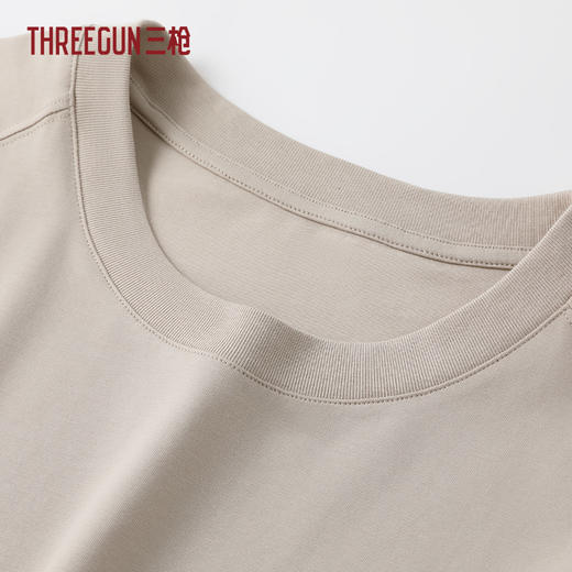 Threegun三枪 冰泉棉圆领无袖短裤男家居套-T80164D02 商品图4