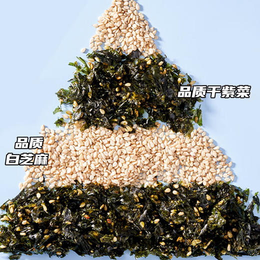 【分仓直发包邮】Zek每日拌饭芝麻多多原味海苔70g*3袋 商品图4