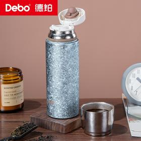 Debo德铂-格米特纯钛保温杯420ml 纯钛养生饮水高格调 抑菌保鲜