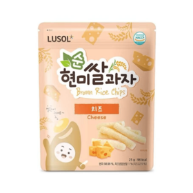 纯爱宝蓓 糙米条奶酪味25g 아이순애 순현미쌀과자치즈25g