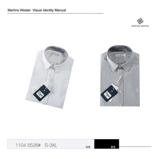 MartineWester男进口棉纤维牛津纺面料长袖衬衣11045526 商品图1