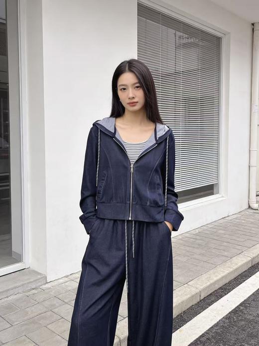 活动爆款【自营】衣周期～（三件套）面料很软！035超软连帽外套➕背心➕两穿休闲直筒裤套装-喜出 商品图1
