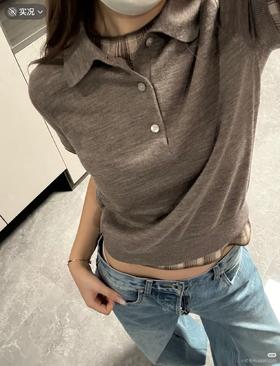 Acne 假两件羊毛针织衫 泰兰德同款