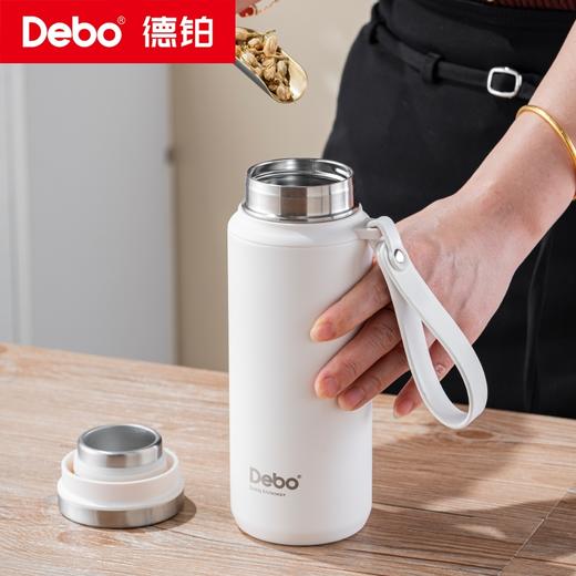 Debo德铂-奥利卡真空保温杯600ml 316不锈钢 创新专利设计 夏季保冷冬季保温 商品图1