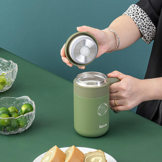 Debo德铂-克罗斯 基米希 玛利亚套装杯壶 真空保温内胆316不锈钢材质 居家、旅行、办公的首选伴侣 商品图4