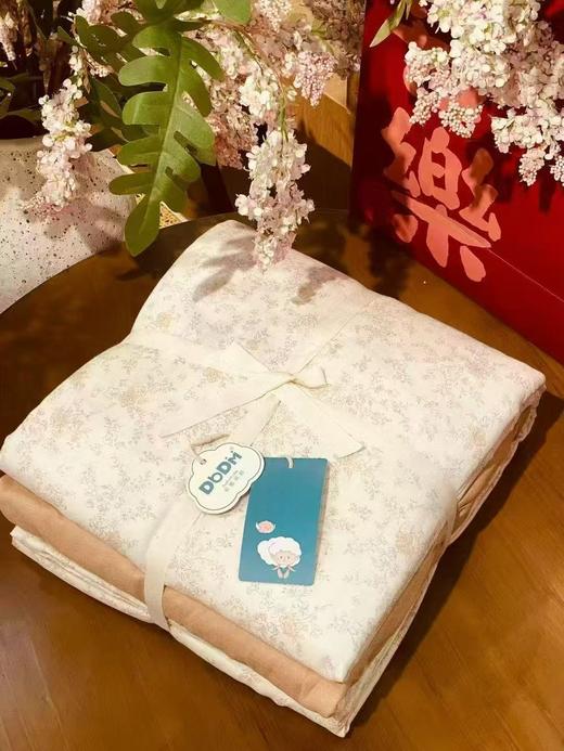 【预售】2026新款全棉双层纱床笠款四件套纯棉卡通小碎花纱布被套床单ins少女风 商品图3