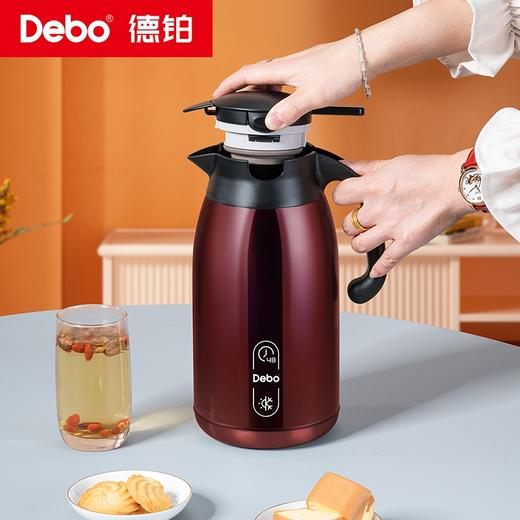 Debo德铂-乔伊纳 威拉德真空保温壶2.1L 新型专利款;全自动排压 使用更安全 商品图3
