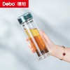 Debo德铂-金斯利温显玻璃钛杯320ml 创新专利钛金属杯盖+双层加厚高硼硅抑菌搭档 饮在安心 商品缩略图4