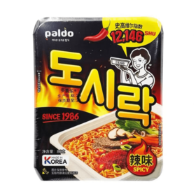 八道  极地辣牛肉味碗面86g 팔도 도시락스파이시86g