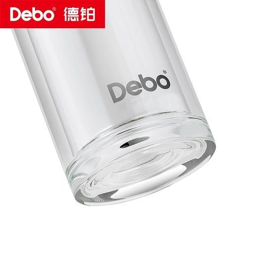 Debo德铂-金斯利温显玻璃钛杯320ml 创新专利钛金属杯盖+双层加厚高硼硅抑菌搭档 饮在安心 商品图14