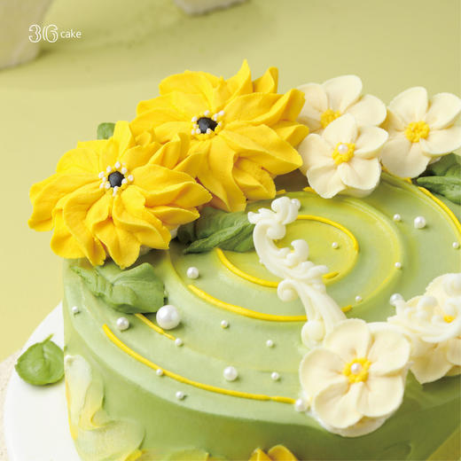 白羊座 ∙ 向阳花地 ∙ 抹茶鲜果韩裱蛋糕 商品图2