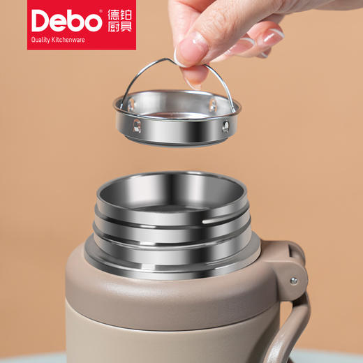 Debo德铂-萨堡 穆尔纳 科瓦奇真空保温壶 316不锈钢医用级内胆 超强耐腐蚀 安心饮用 商品图6