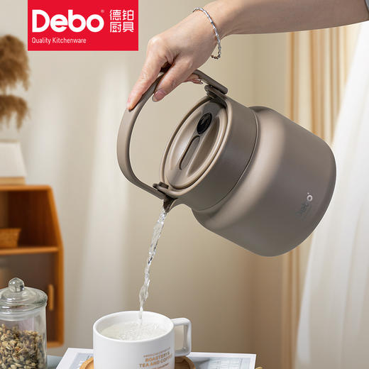 Debo德铂-弗里克真空焖茶壶1.5L 多种茶品放心泡 316不锈钢医用级内胆 超强耐腐蚀 商品图4