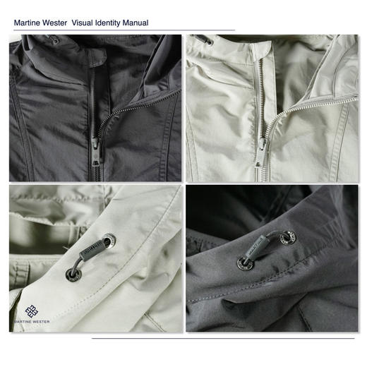 MartineWester男式连帽弹力长袖夹克11076022 商品图5