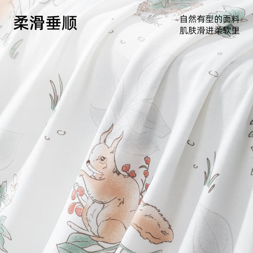 贝肽斯睡衣儿童夏季薄款优可丝家居服连体衣宝宝2025新款短袖睡衣 商品图8