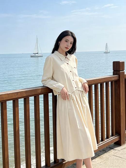 418良粉节|2026 活动爆款【自营】衣周期～（二件套）100%棉！5106 长袖长衣➕半身裙套装-喜出 商品图4
