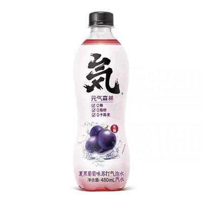 元气森林夏黑葡萄味苏打气泡水480ml 商品图0