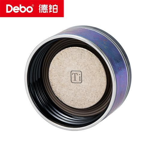 Debo德铂-金斯利温显玻璃钛杯320ml 创新专利钛金属杯盖+双层加厚高硼硅抑菌搭档 饮在安心 商品图13